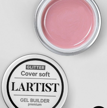 GEL BUILDER PREMIUM COVER SOFT GLITTER 50ml