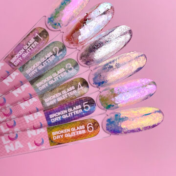 GLITTER BROKEN GLASS 6 PCS