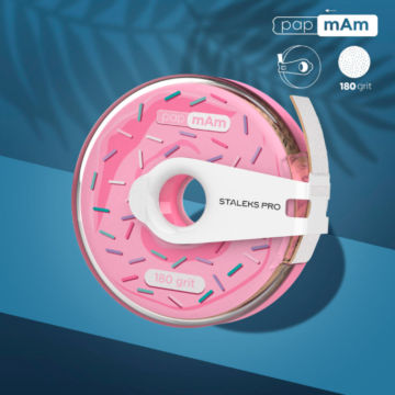 CINTA ABRASIVA BLANCA DESECHABLE PAPMAN EXPERT GRANO 180 CON ESTUCHE