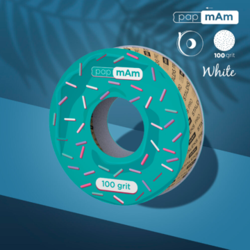 CINTA ABRASIVA BLANCA DESECHABLE PAPMAM EXPERT 100 PARA ESTUCHE
