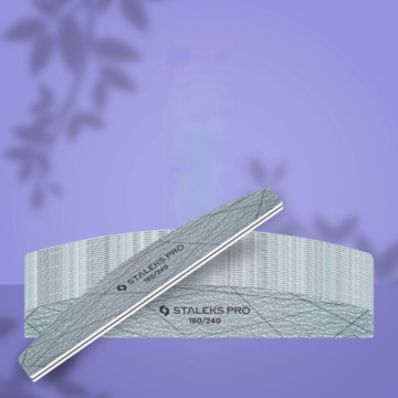 LIMAS UÑAS STLAKES CRESCENT SMART 40 GRANO 180/240 (25 UNIDADES)
