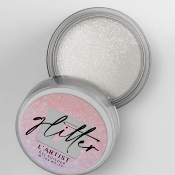 GEL BUILDER GLITTER MILKY WHITE 30ml